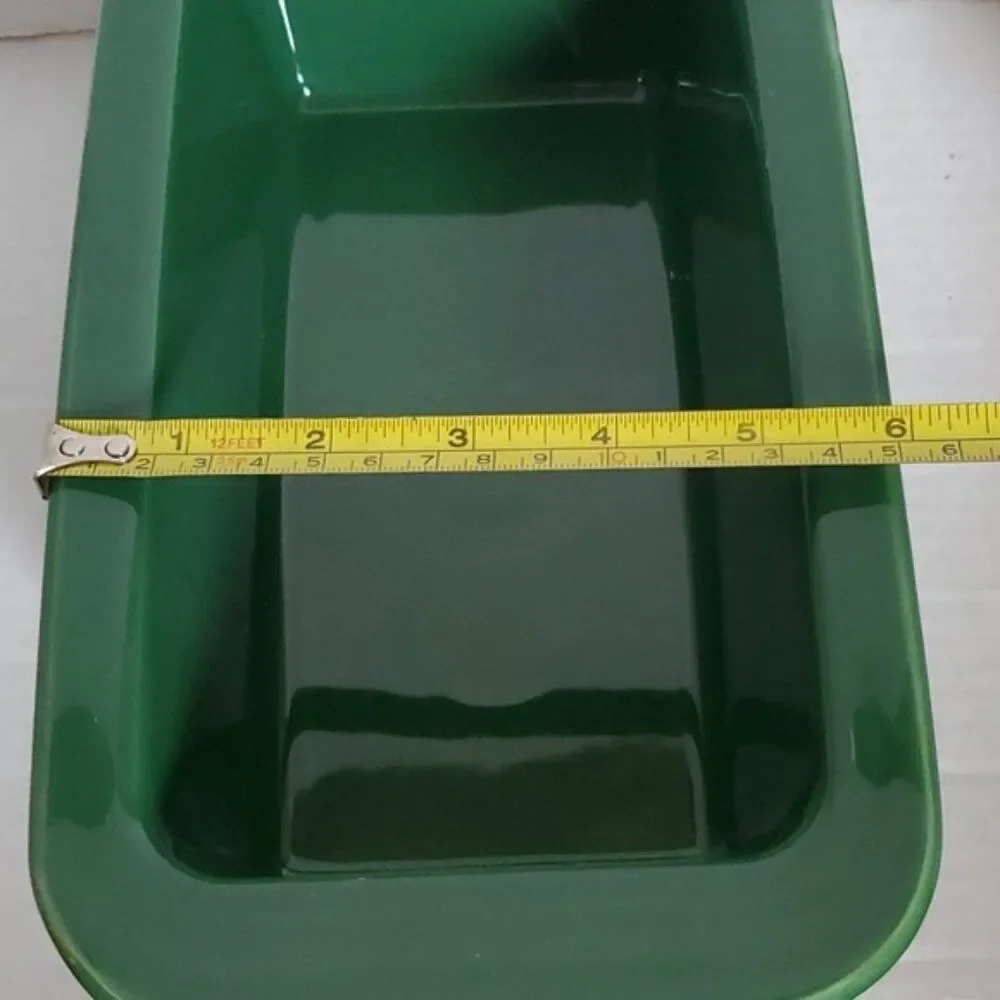 Fiestaware Fiesta Loaf Pan Baking Bakeware Bake Baker Dish Jade Green CERAMIC